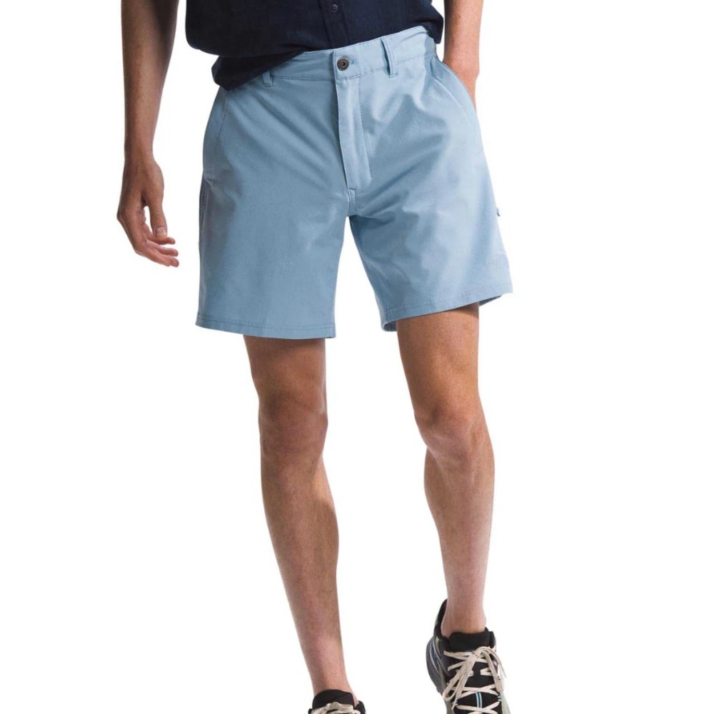 NEW The North Face Sz 40 Packable Rolling Sun Shorts Steel Blue NWT